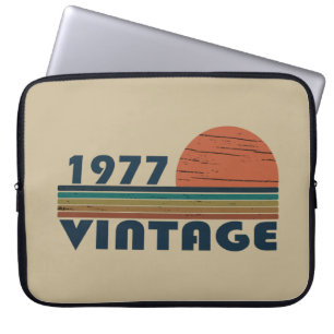 geboren 1977 Vintager Geburtstag Laptopschutzhülle