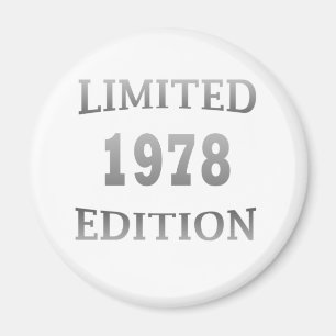 Geboren 1978 Geburtstagsgeschenk Magnet