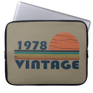 Geboren 1978 Vintager Geburtstag Laptopschutzhülle