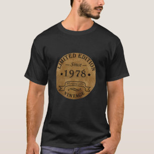 Geboren 1978 Vintager Geburtstag T-Shirt
