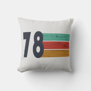 Geboren 1978 Vintages Geburtstagsgeschenk Kissen