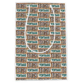 Geboren 1979 Mittelgeschenktasche Mittlere Geschenktüte