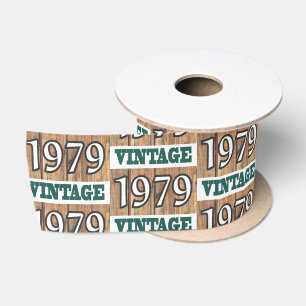 Geboren 1979 satinband