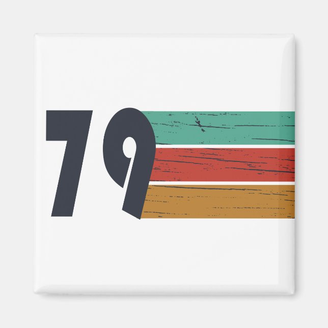 Geboren 1979 Vintage Geburtstagsgeschenke Magnet (Vorne)