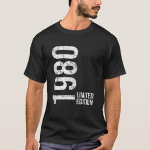 Geboren 1980 46 Jahre feiern Vintage-Stil T-Shirt