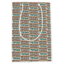 Geboren 1980 Mittelgeschenktasche