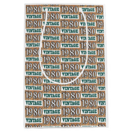 Geboren 1980 Mittelgeschenktasche Mittlere Geschenktüte