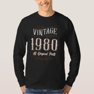 Geboren 1980 Sprichwort 42. Geburtstag T-Shirt