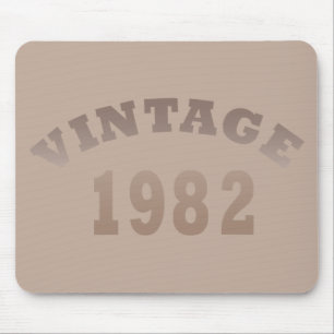 Geboren 1982 elegantes modernes vintage Geburtstag Mousepad