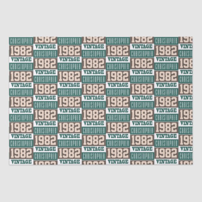 Geboren 1982 seidenpapier (Vorderseite)