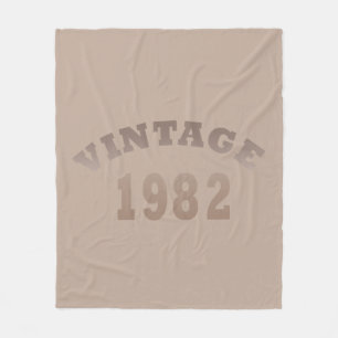 Geboren 1982 Vintager Geburtstag Fleecedecke