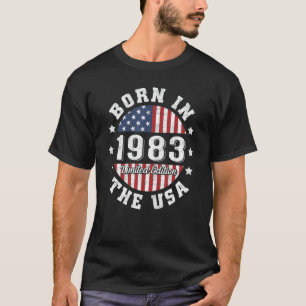 Geboren 1983 39 Jahre 39. Geburtstag 39 Jahre USA T-Shirt