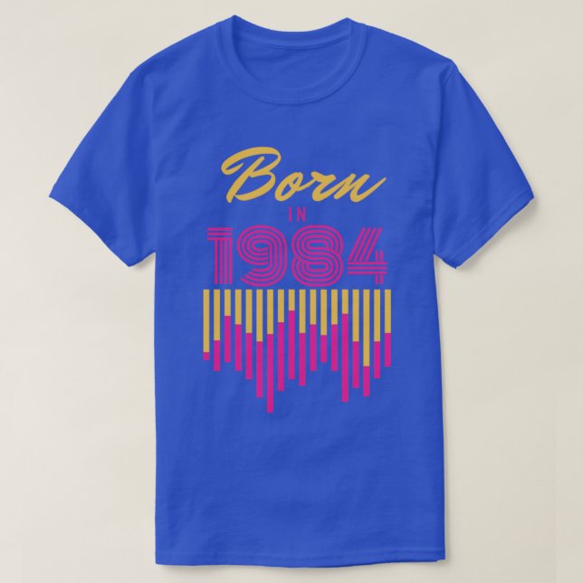 Geboren 19841 T-Shirt (Design vorne)