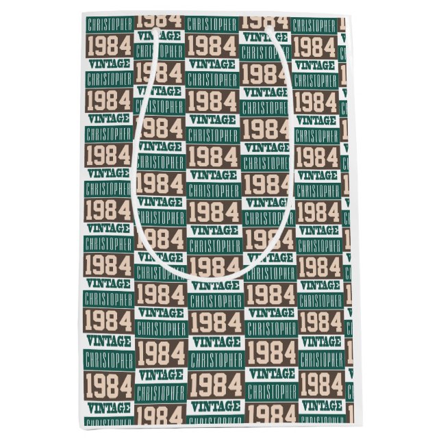 Geboren 1984 mittlere geschenktüte (Vorderseite)