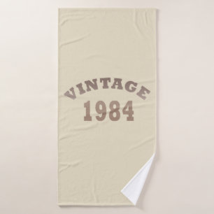 Geboren 1984 Vintager Geburtstag Badehandtuch