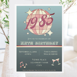 Geboren 1985 39. 40. Party Einladung