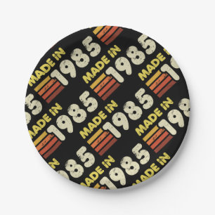 Geboren 1985 40. Geburtstag Pappteller