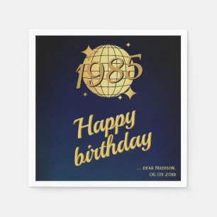Geboren 1985 40. Geburtstag Serviette