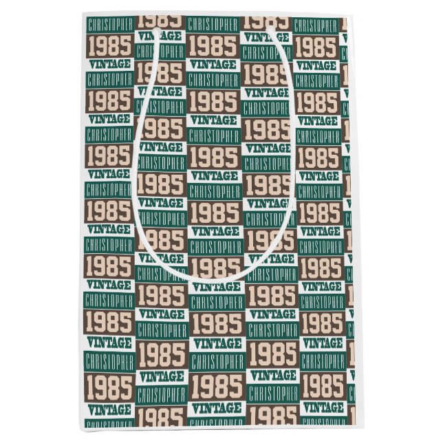 Geboren 1985 mittlere geschenktüte (Vorderseite)