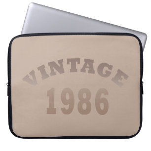 Geboren 1986 Vintager Geburtstag Laptopschutzhülle