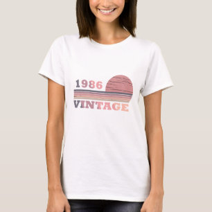 geboren 1986 Vintages Geburtstagsgeschenk T-Shirt