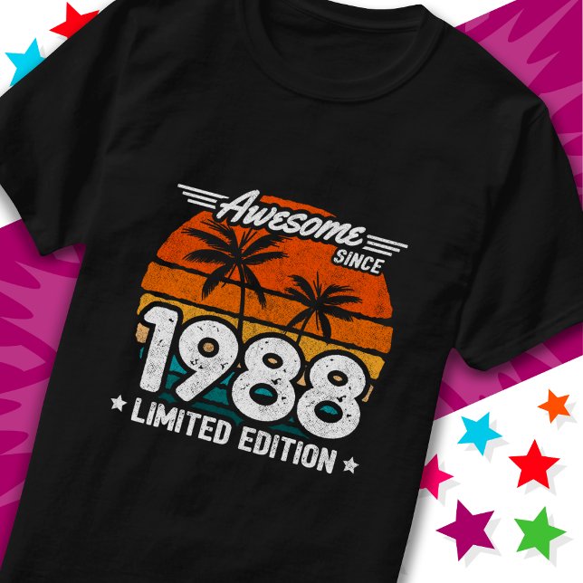 Geboren 1988 Limited Edition Retro Phantastisch se T-Shirt (Von Creator hochgeladen)