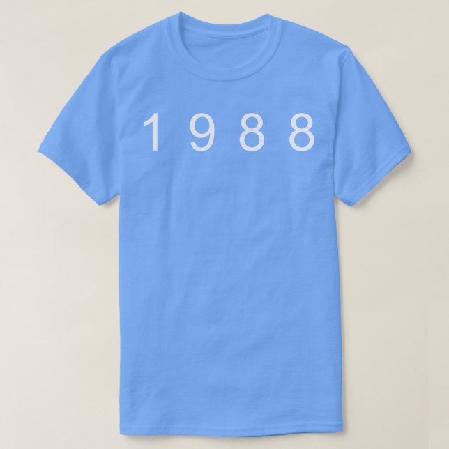 geboren 1988 T-Shirt (Design vorne)