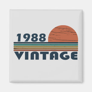geboren 1988 Vintager Geburtstag Magnet