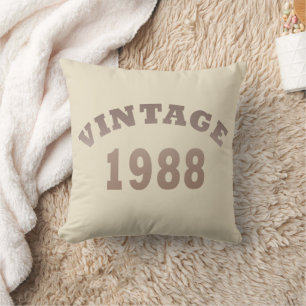 geboren 1988 Vintages Geburtstagsgeschenk Kissen