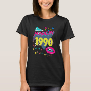 Geboren 1990 32. Geburtstag 80er 90er 1990er 1980e T-Shirt
