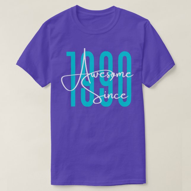Geboren 1990 T-Shirt (Design vorne)