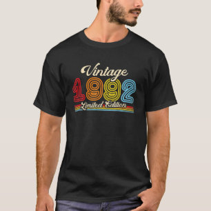Geboren 1992 30. Geburtstag Vintage Awesome Seit 1 T-Shirt