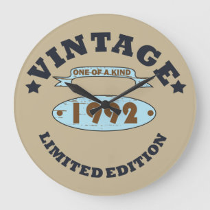 geboren 1992 Vintage Geburtstagsgeschenke Große Wanduhr