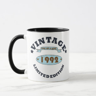 geboren 1992 Vintage Geburtstagsgeschenke Tasse