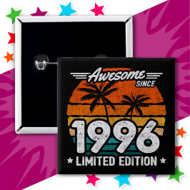 Geboren 1996 Limited Edition Retro Phantastisch se Button