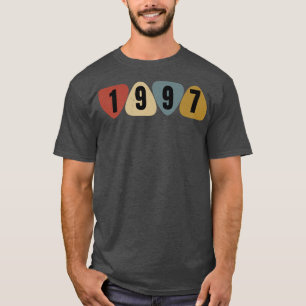 Geboren 1997 Gitarrist Plektrum Music Birthday T-Shirt