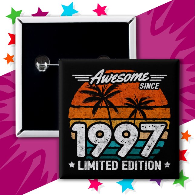 Geboren 1997 Limited Edition Retro Phantastisch se Button (Von Creator hochgeladen)