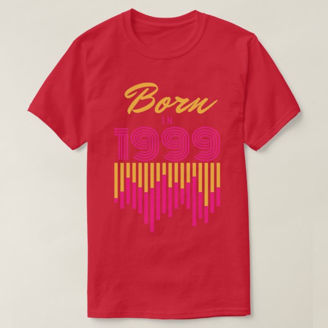 Geboren 1999 T-Shirt (Design vorne)