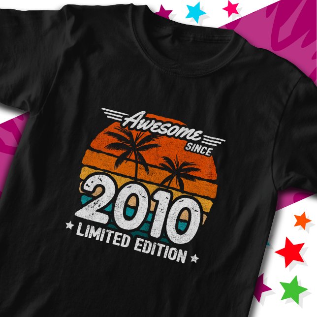 Geboren 2010 Limited Edition Retro Phantastisch se T-Shirt (Von Creator hochgeladen)