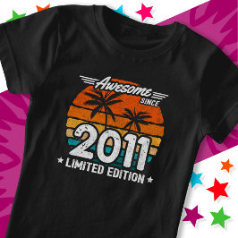 Geboren 2011 Limited Edition Retro Phantastisch se T-Shirt