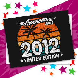 Geboren 2012 Limited Edition Retro Phantastisch se Postkarte