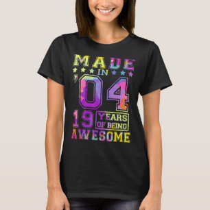 Geboren 2019 4. Geburtstag Geschenke 4 Jahre alt b T-Shirt