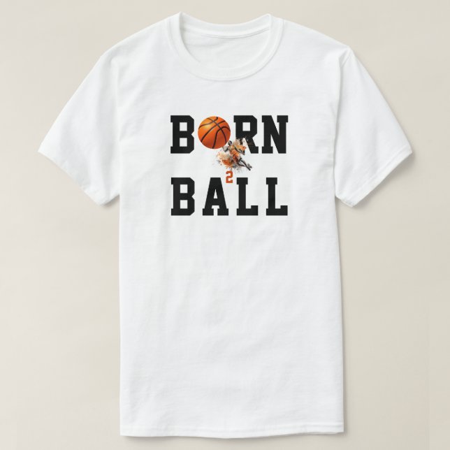Geboren 2 Ball T-Shirt (Design vorne)