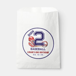 Geboren 2 Baseball | 2. Geburtstag des Sports Them Geschenktütchen