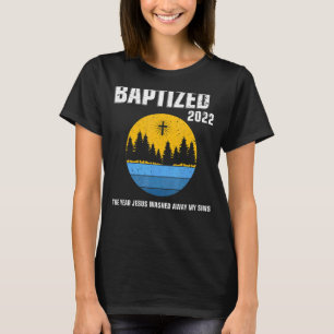 Geboren abgewaschen wieder Christliche Taufe getau T-Shirt
