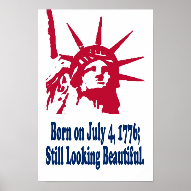 Geboren am 4. Juli 1776 Print Poster (Vorne)
