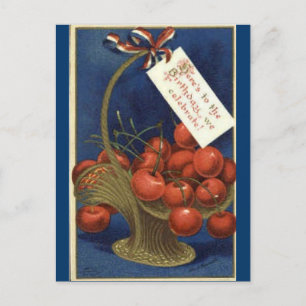 Geboren am 4. Juli Postkarte