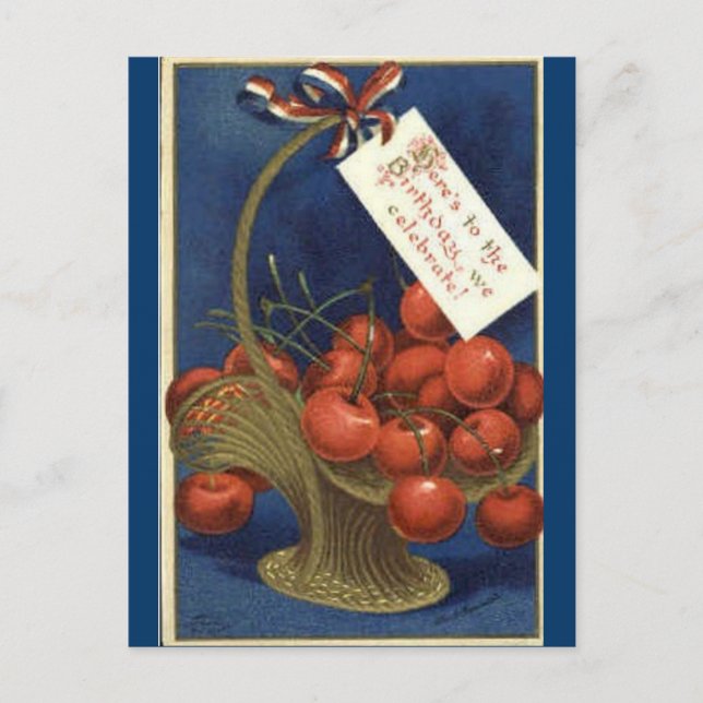 Geboren am 4. Juli Postkarte (Vorderseite)