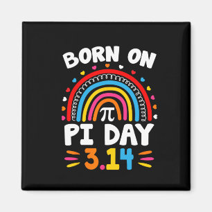 Geboren am Pi Day Geburtstag 2025 Happy Pi Day Mat Magnet