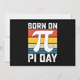 Geboren am Pi Day Geburtstag Mathematik Mathematik Einladung